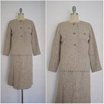 Vintage 1960s Christian Dior for Saks Fifth Avenue Wool Suit