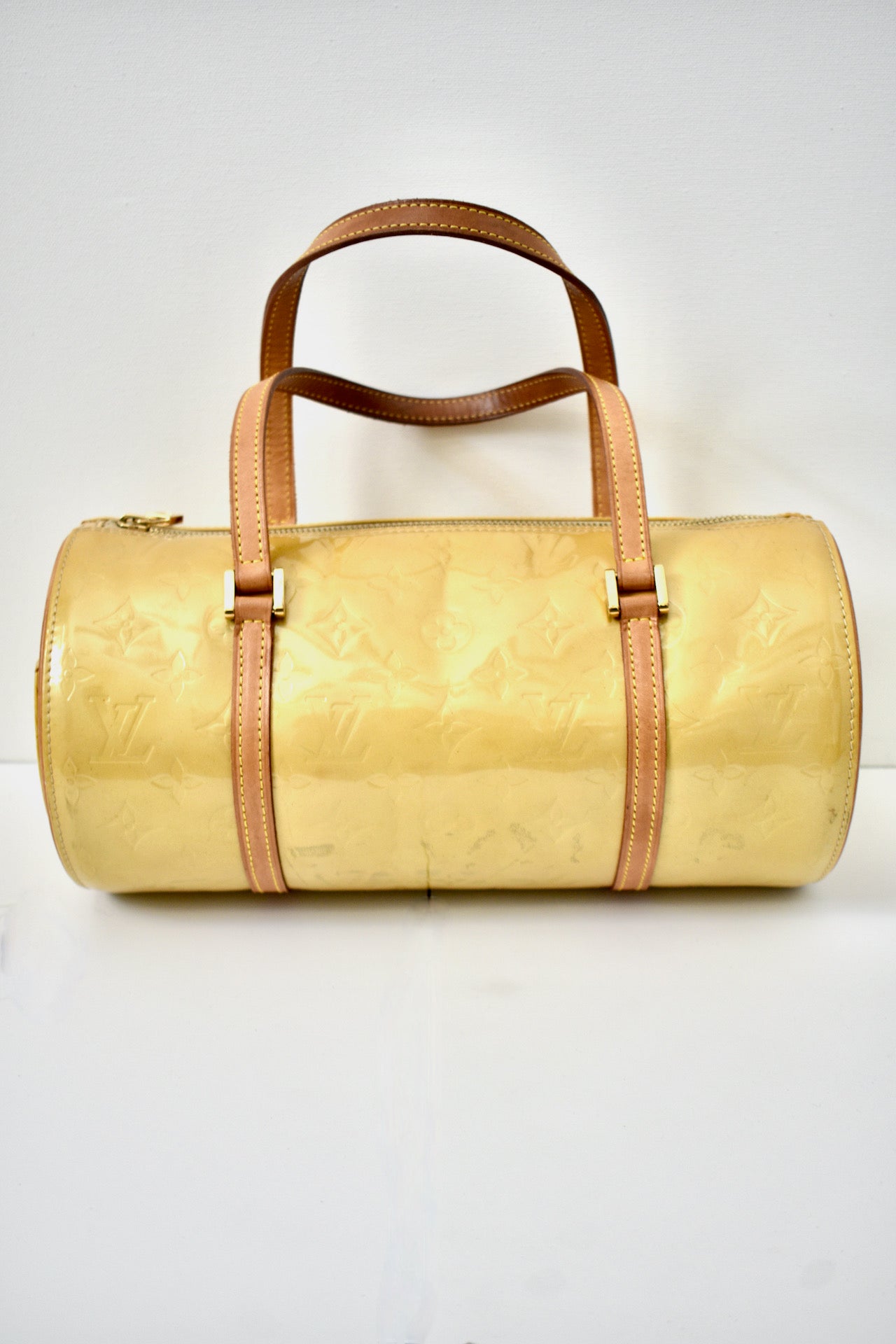 Louis Vuitton Yellow Monogram Vernis Bedford Bag – Vintage World Rocks