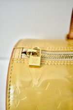 Louis Vuitton Yellow Monogram Vernis Bedford Bag