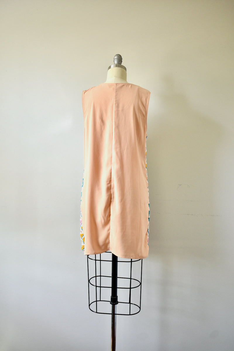 Walter BakerBeaded Pattern Sleeveless Mini Dress