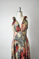Vintage 1960s Sheer Floral Dress