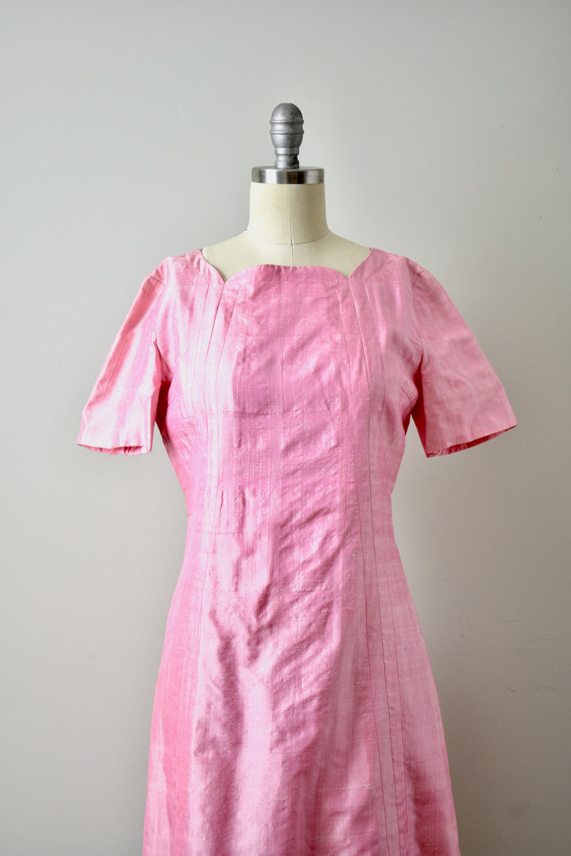 Vintage 1960s Pink Dress