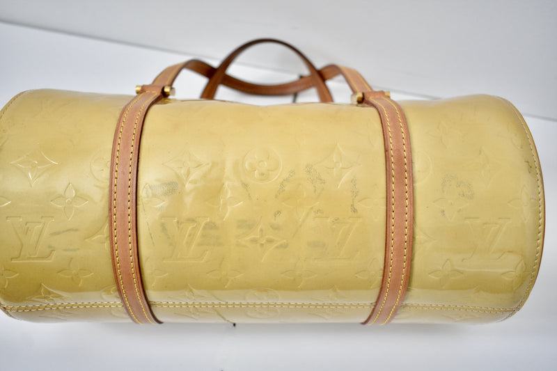 Louis Vuitton Monogram Vernis Leather Bedford Bag Yellow — Vintage Gems