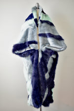 Runway Ioanna Kourrgela Multi Color Faux Fur Coat