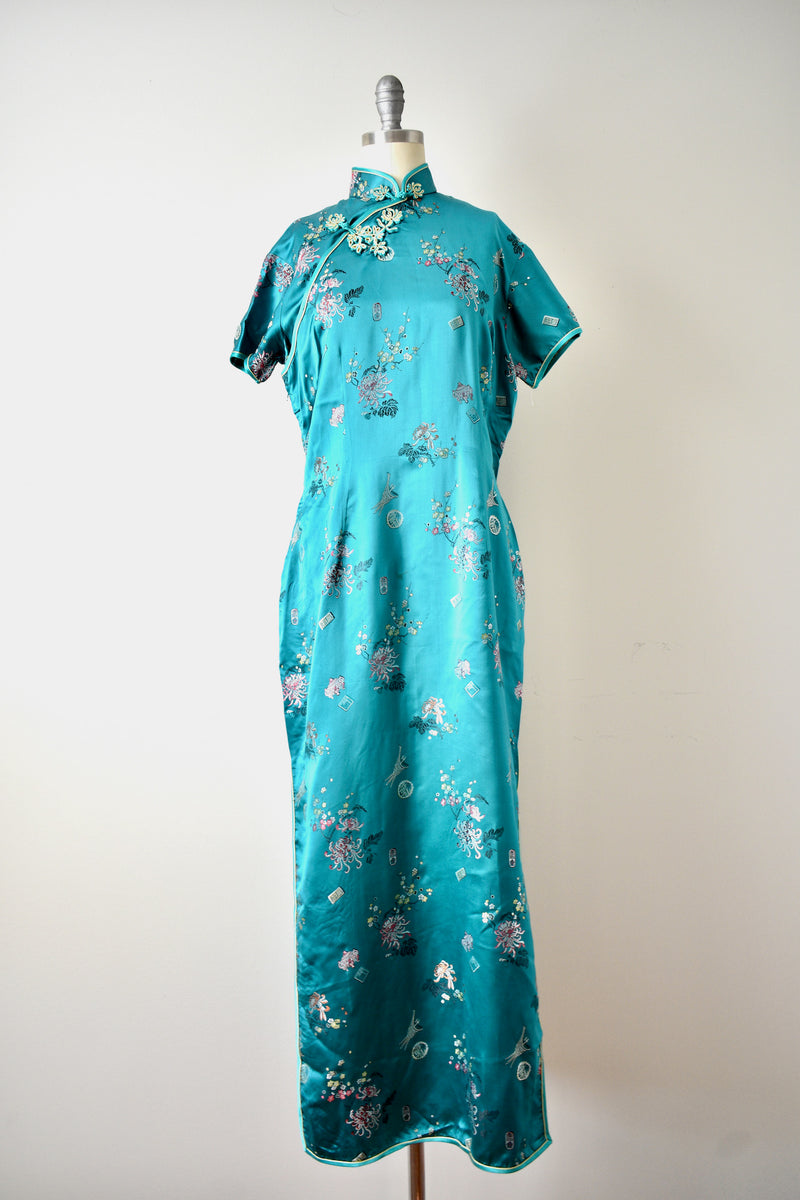 Vintage 1950s Cheongsam Dress