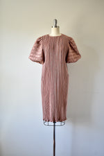 Vintage 1980s Pleated Dress By Ann Hobbs For Cattiva