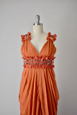 NEW Pumpkin Catherine Malandrino Gown
