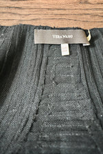 Vera Wang Black Pleated  Bolero