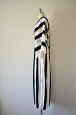 Sample Maxi Black and White Long Dress