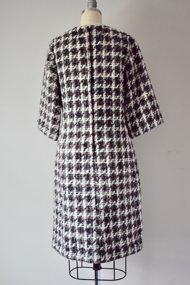 Vintage 1960s Wool Shift Dress