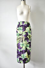 Dolce & Gabbana Green/ Purple Floral Skirt