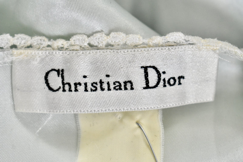 Vintage 1950s Christian Dior Blue Slip