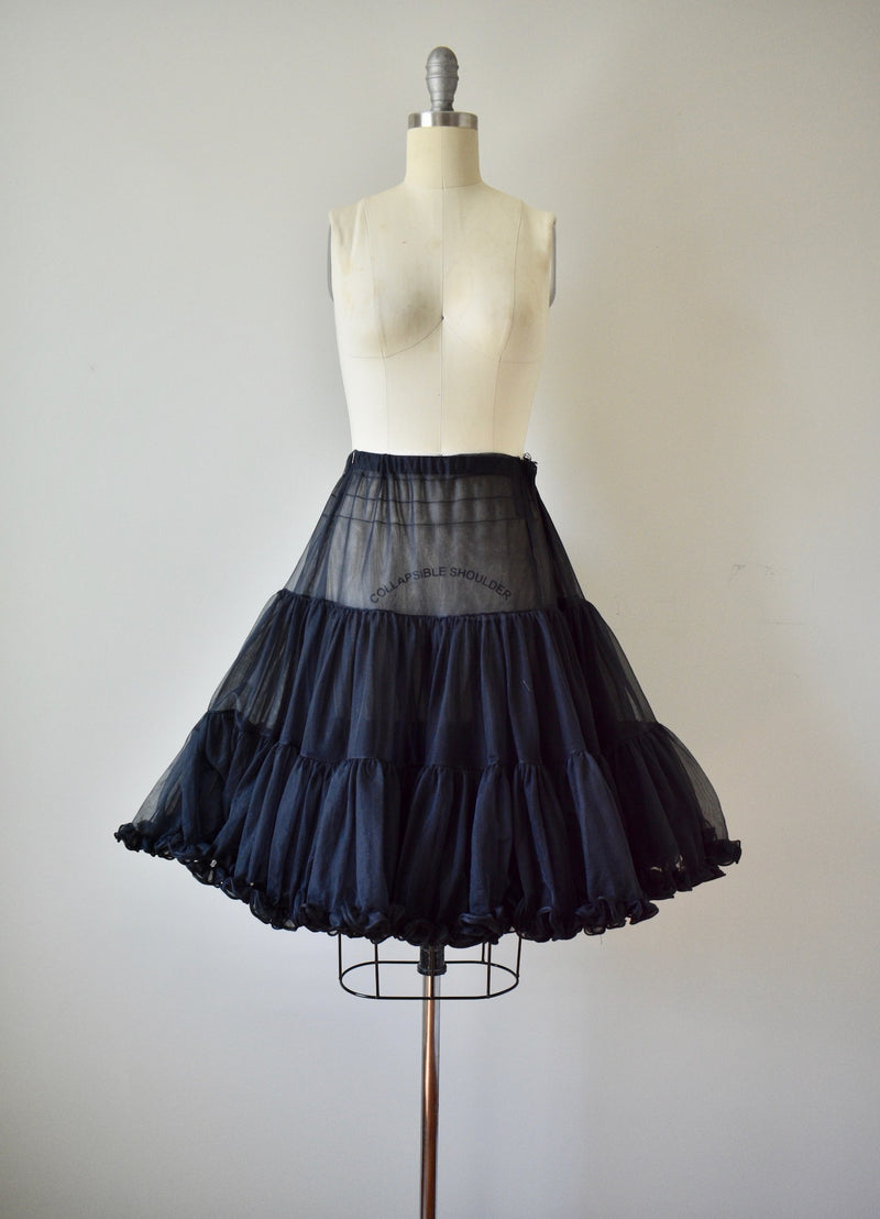 1950s Black Underskirt