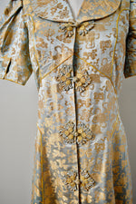 Vintage 1930 Silk Brocade Coat