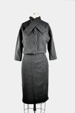 1950’s Black Renee Dupre Boucle Suit Set