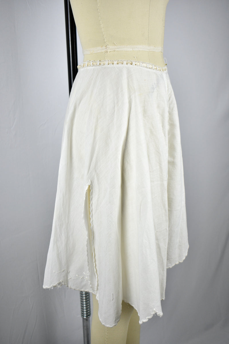 Antique Edwardian 1900 Cotton White  Long Underwear