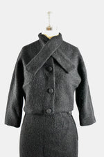 1950’s Black Renee Dupre Boucle Suit Set