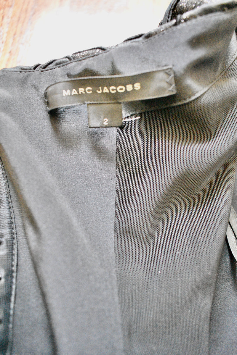 Vintage Marc Jacobs Black Strapless Dress