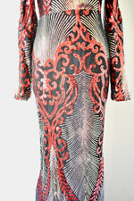 Multi Color Long Gown By Zcrave