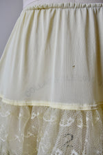 Vintage 1950s Yellow Underskirt