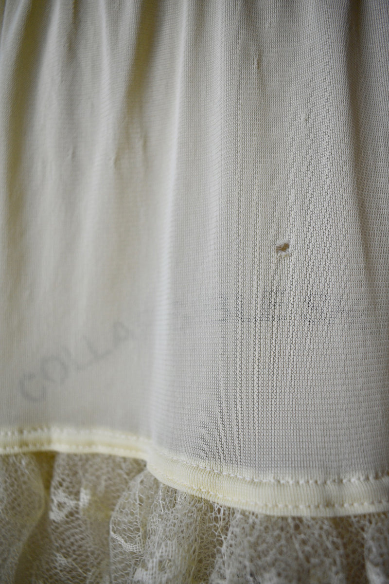 Vintage 1950s Yellow Underskirt