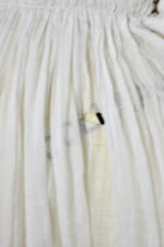 Antique Edwardian White Cotton Tea Dress-