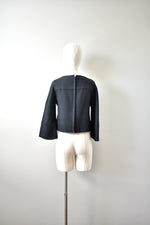 Vintage 1960s California Girl Black Jacket Top