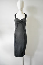 Black /Gray Sleeveless Dress