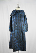 Vintage 1950s Blue Swing Coat