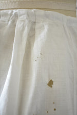 1890s-1900 White Cotton Petticoat