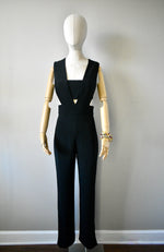 Cushnie ET Ochs Black Cutout Jumpsuit