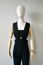 Cushnie ET Ochs Black Cutout Jumpsuit