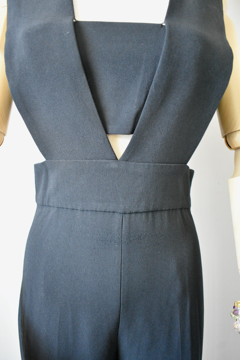 Cushnie ET Ochs Black Cutout Jumpsuit