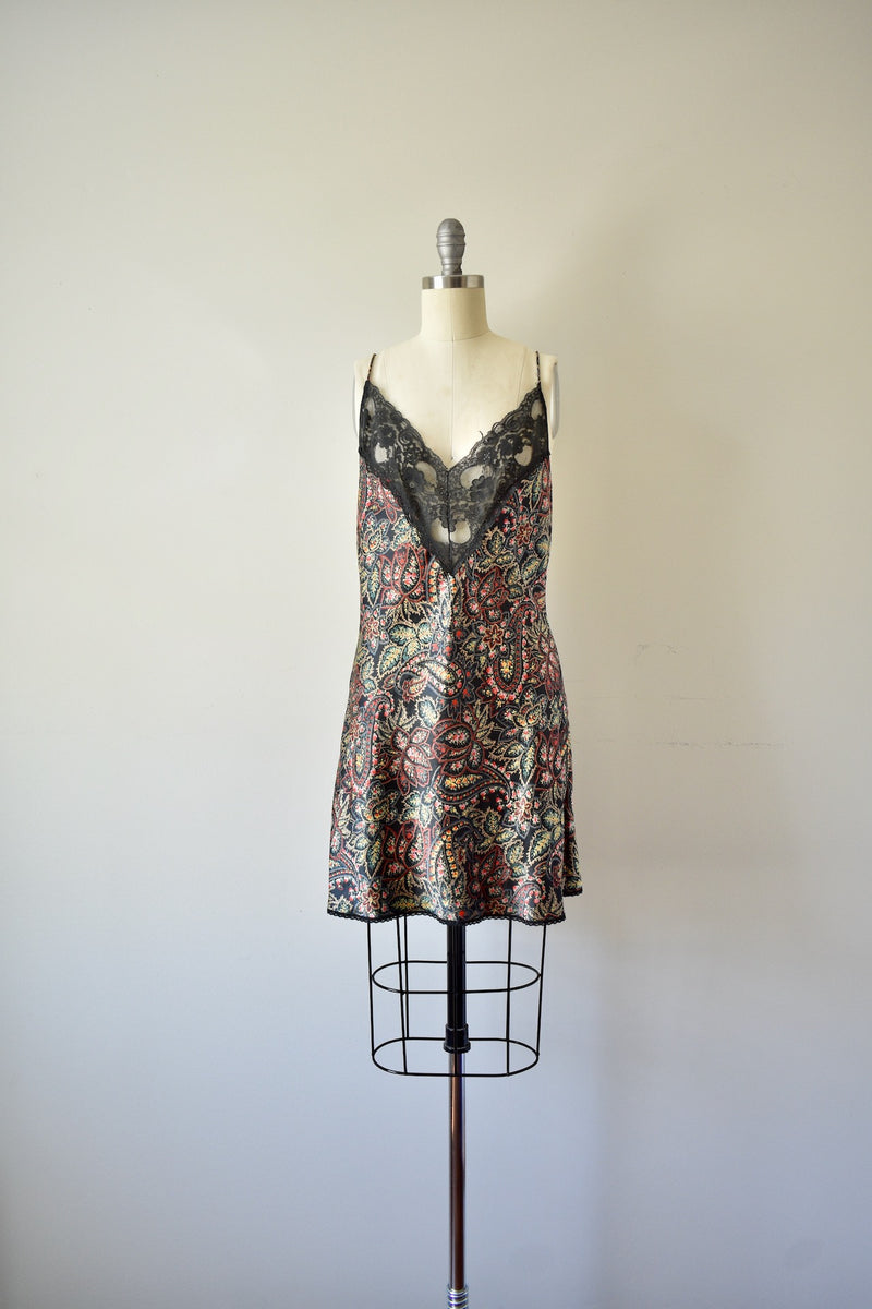 70s Multi Color VIntage Slip