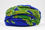 Vintage 1960s Christian Dior Blue Green  Turban Hat