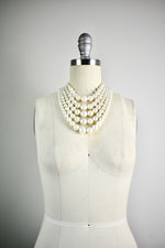 Vintage 1960s Faux Ivory Pearls