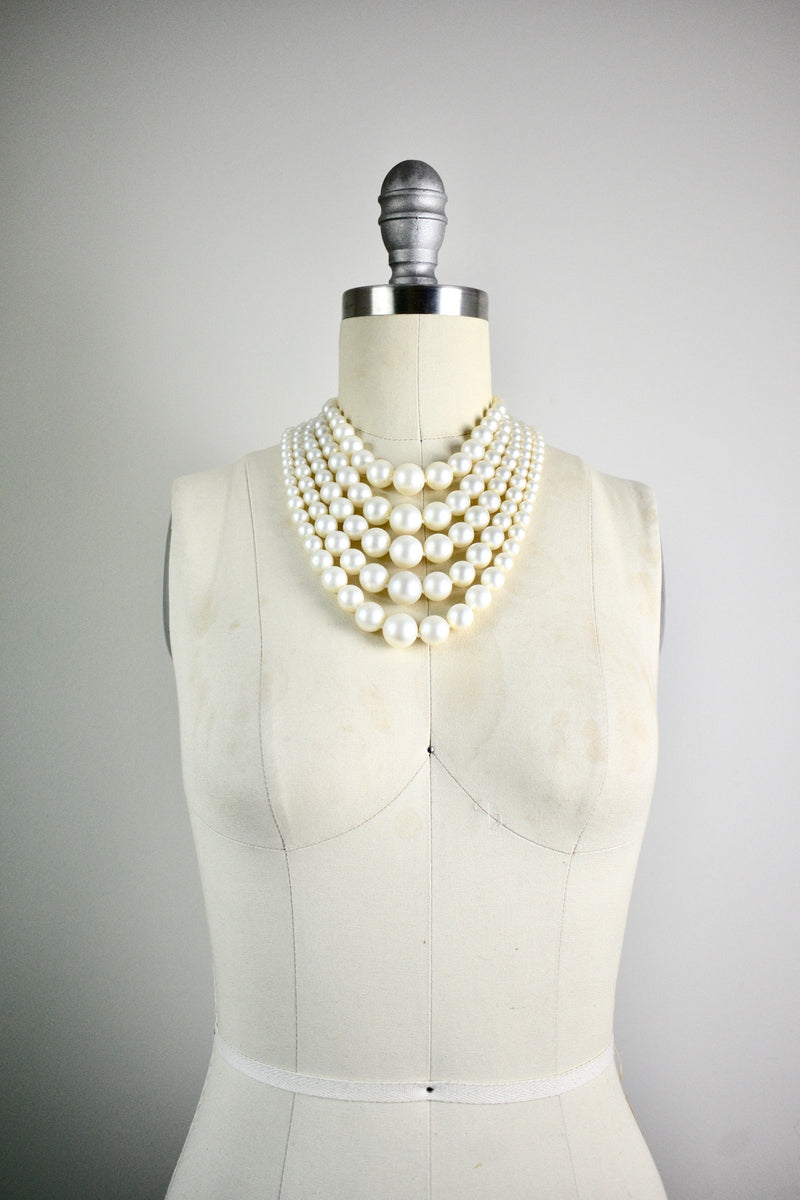 Vintage 1960s Faux Ivory Pearls