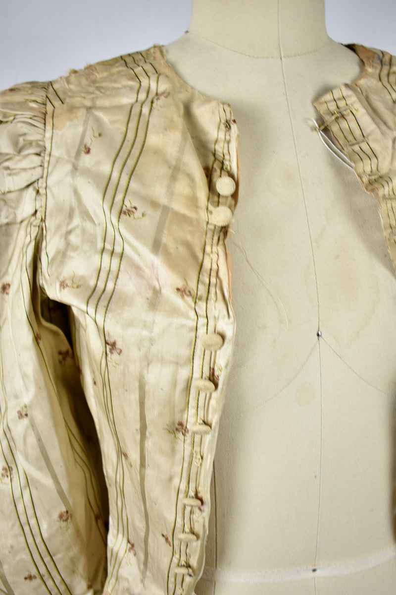 Vintage Victorian Gold Button Down Top-Study