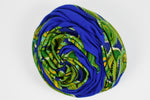 Vintage 1960s Christian Dior Blue Green  Turban Hat