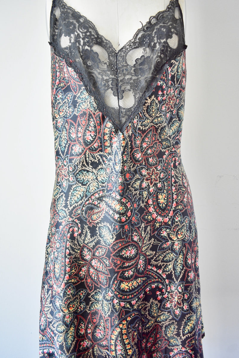 70s Multi Color VIntage Slip