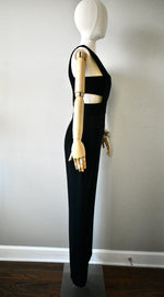 Cushnie ET Ochs Black Cutout Jumpsuit