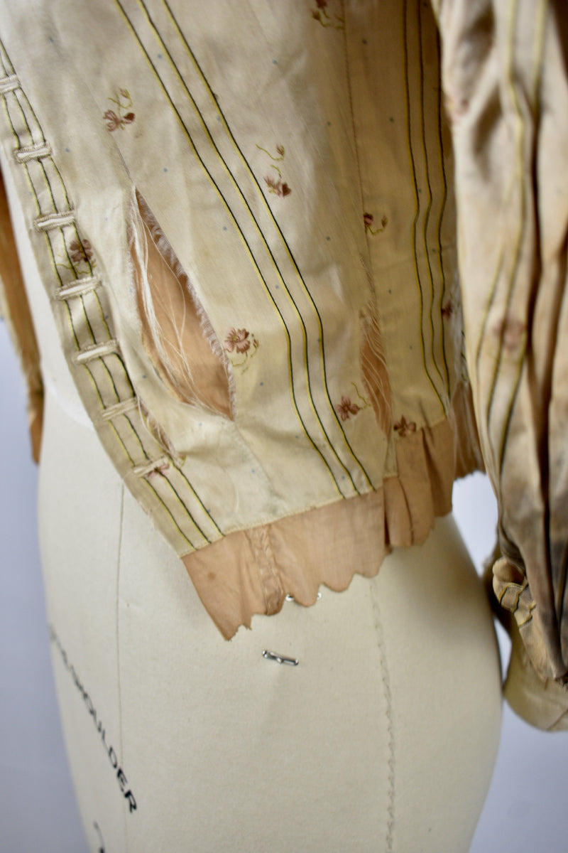 Vintage Victorian Gold Button Down Top-Study