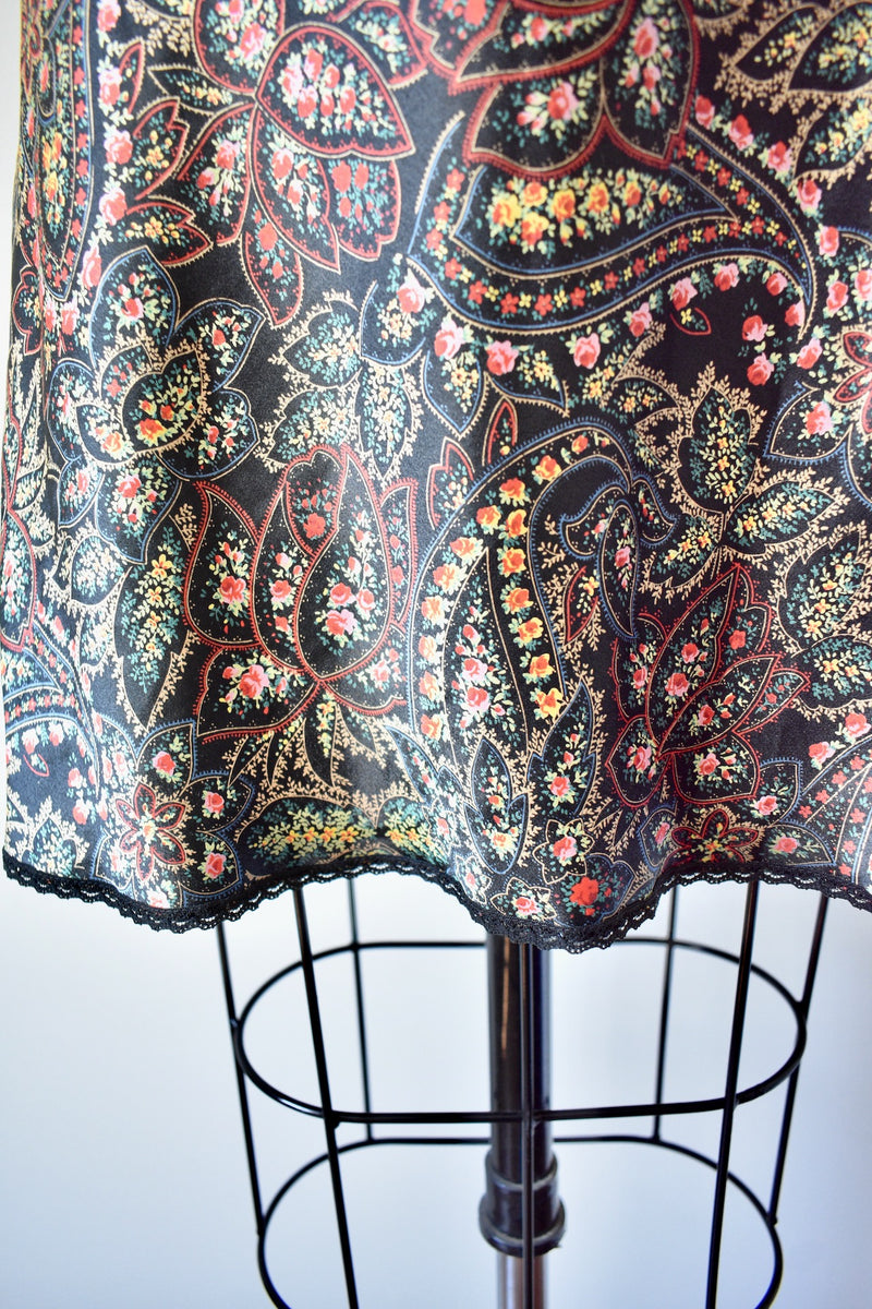 70s Multi Color VIntage Slip