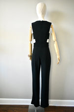 Cushnie ET Ochs Black Cutout Jumpsuit
