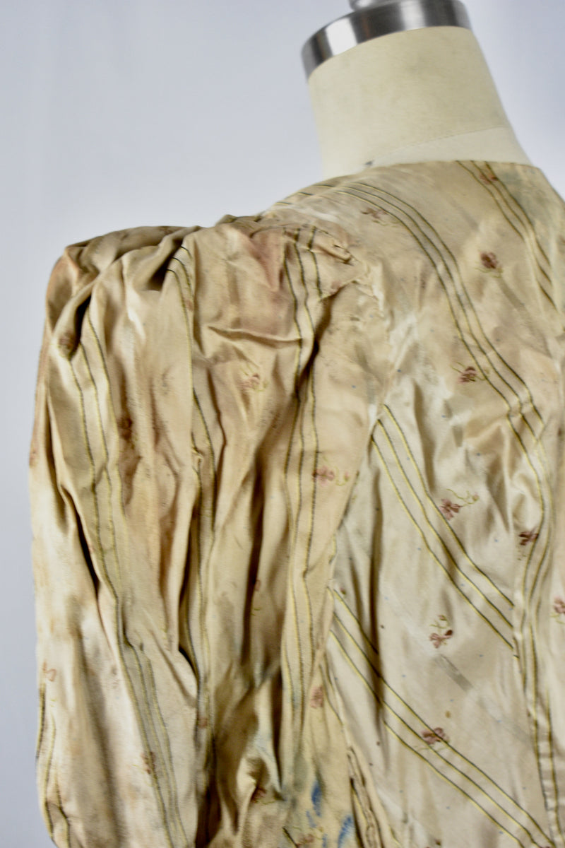 Vintage Victorian Gold Button Down Top-Study