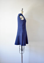 Sleeveless Blue Sandro Dress Of Paris