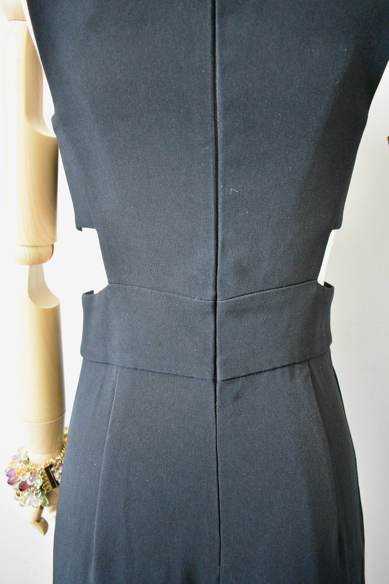 Cushnie ET Ochs Black Cutout Jumpsuit