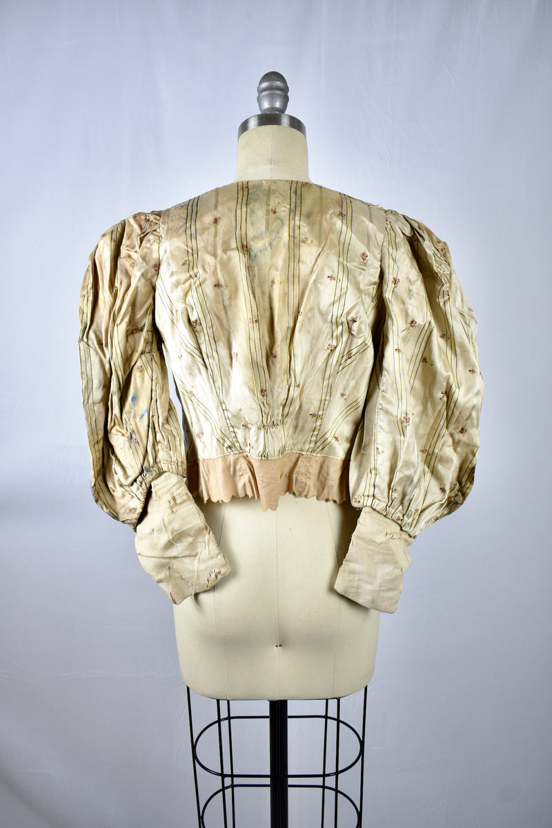 Vintage Victorian Gold Button Down Top-Study