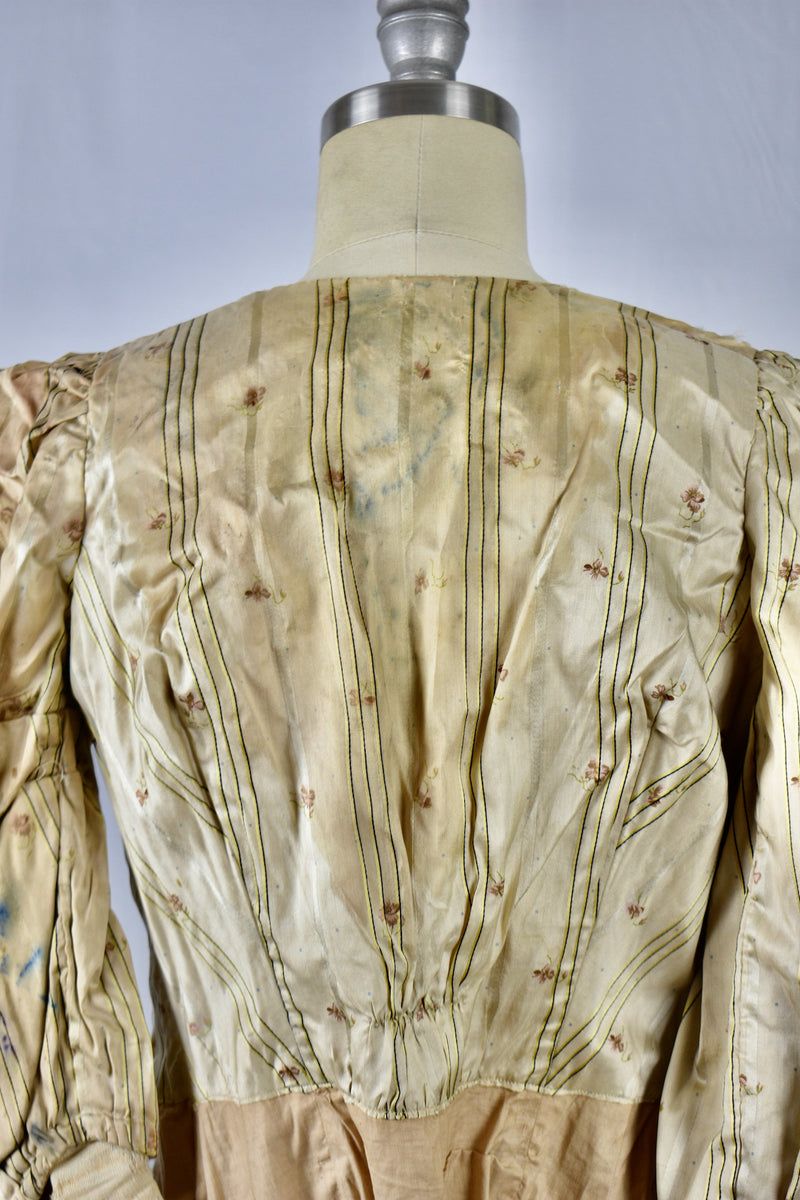 Vintage Victorian Gold Button Down Top-Study