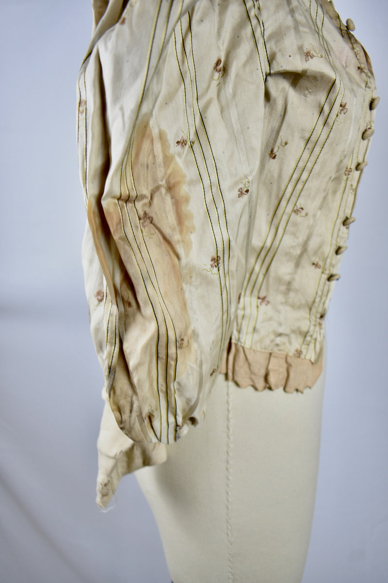 Vintage Victorian Gold Button Down Top-Study